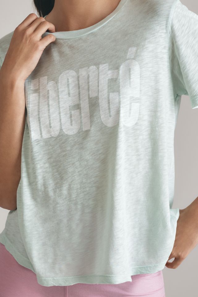 Sundry Liberté Crew-Neck Boxy Graphic Tee #1