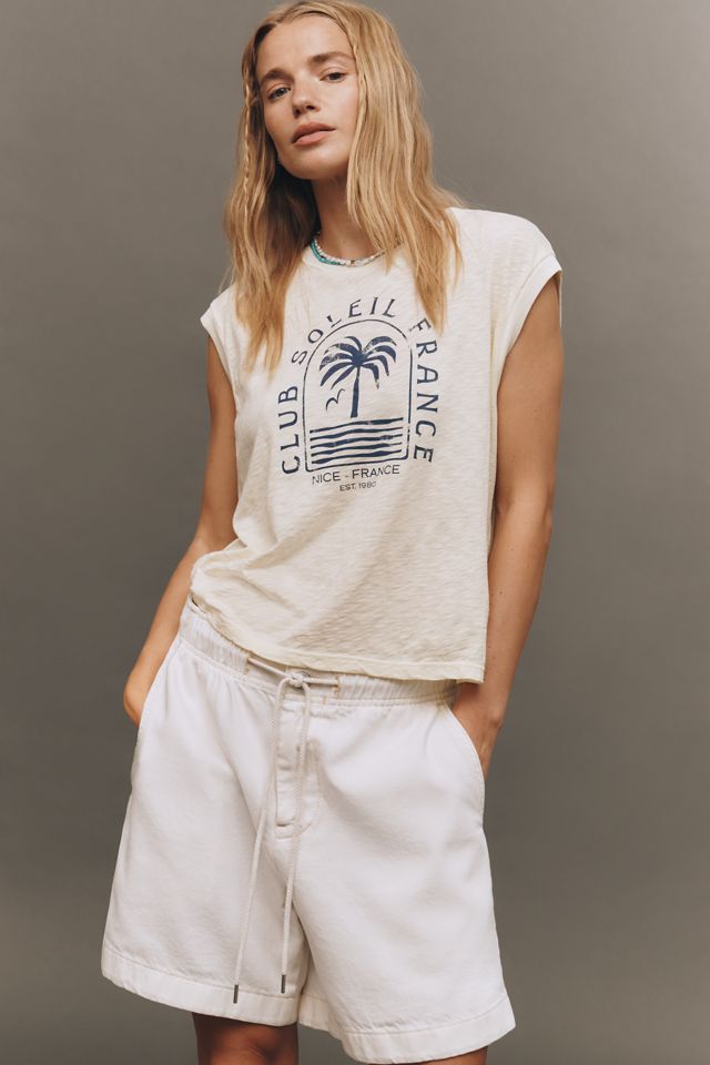 Sundry Crop Muscle Tank Top #3