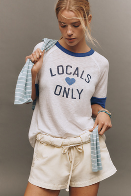 Sundry Graphic Boyfriend Tee In White