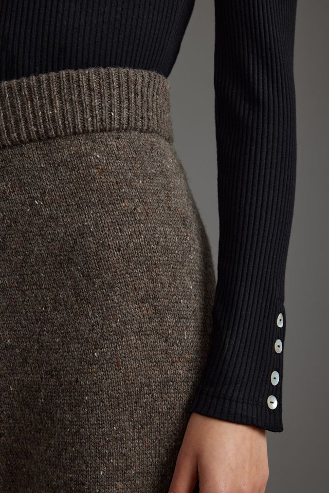 Selected Femme High-Waisted Knitted Trousers #3