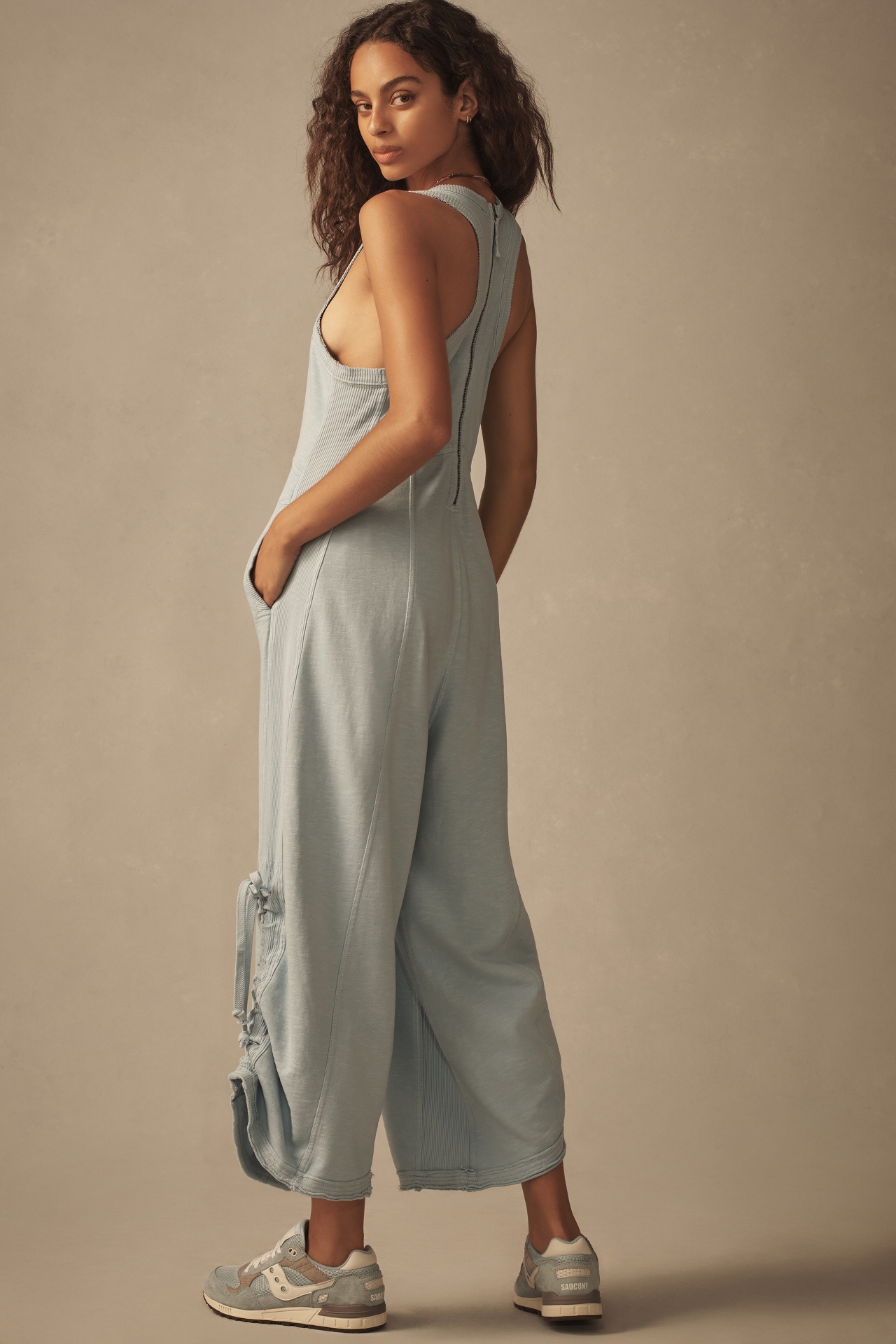 Daily Practice by Anthropologie Horizon Wide-Leg Jumpsuit