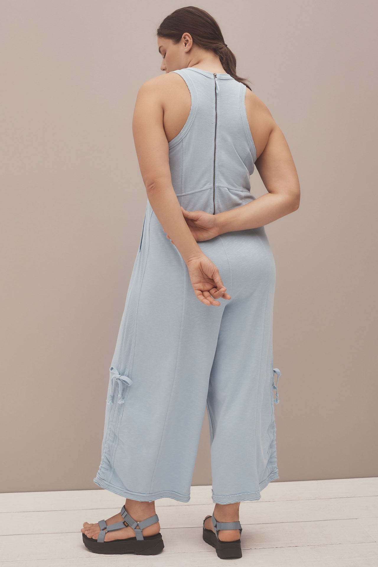 Daily Practice by Anthropologie Horizon Wide-Leg Jumpsuit