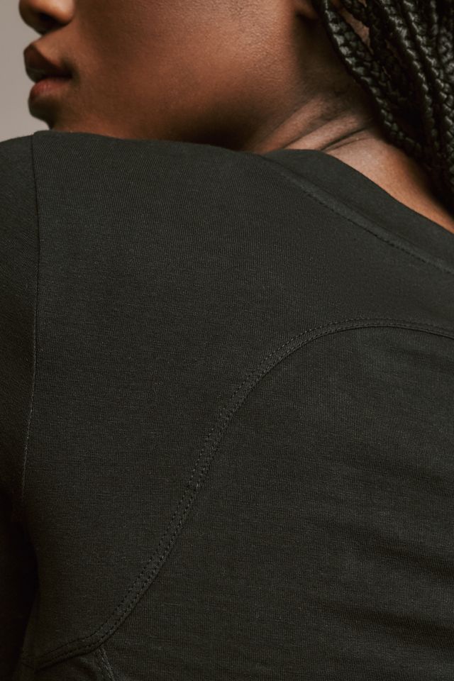 Daily Practice by Anthropologie Long-Sleeve Seamed Tee #4