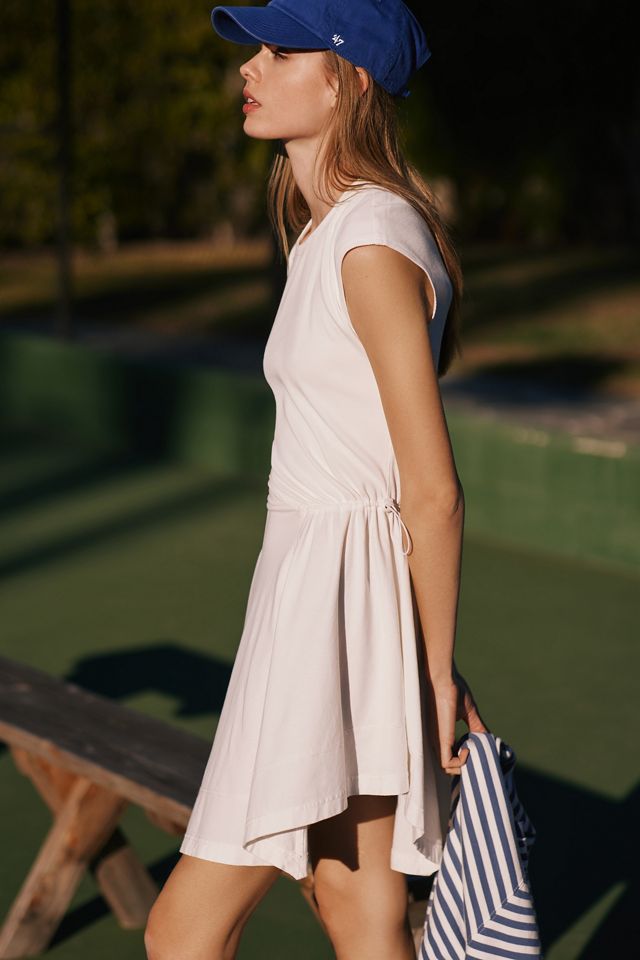 daily practice by anthropologie short-sleeve v-neck midi dress Daily Practice by Anthropologie Short-Sleeve Sweater Midi Dress
