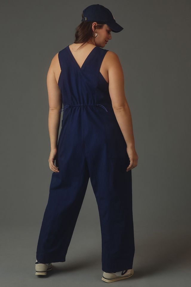 Adult Zipfront Embossed Woman Jumpsuit