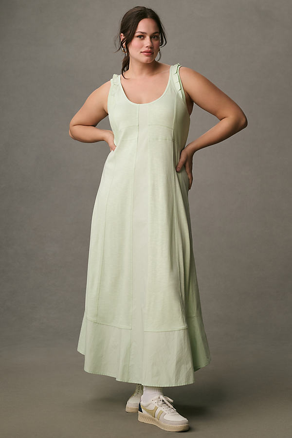 Daily Practice By Anthropologie Back Detail Maxi Dress In Mint