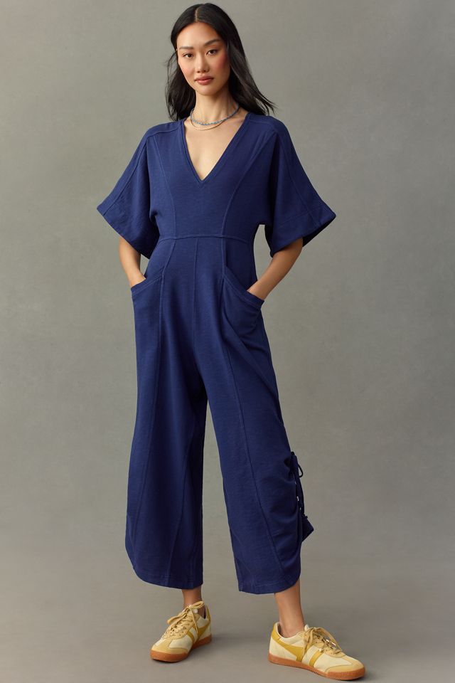 Daily Practice by Anthropologie Horizon Wide-Leg Jumpsuit: Short-Sleeve Edition #2