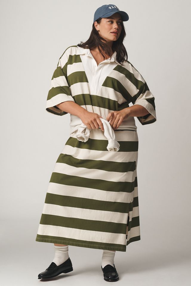 Daily Practice by Anthropologie Rugby Oversized Maxi Dress  #4
