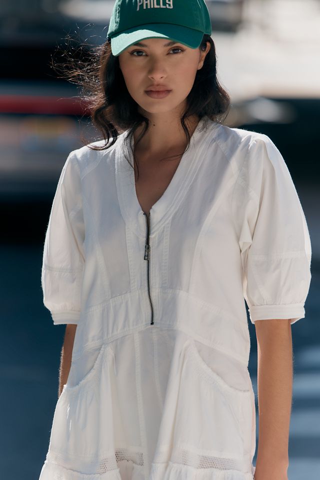 Daily Practice by Anthropologie Relaxed Tiered Mini Dress #1