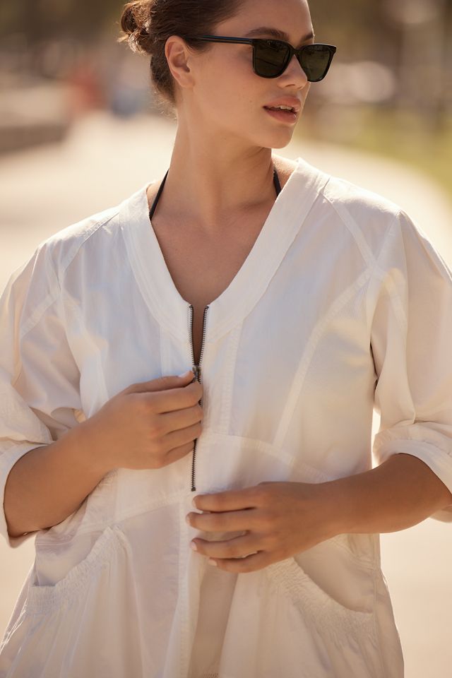Daily Practice by Anthropologie Relaxed Tiered Mini Dress #6