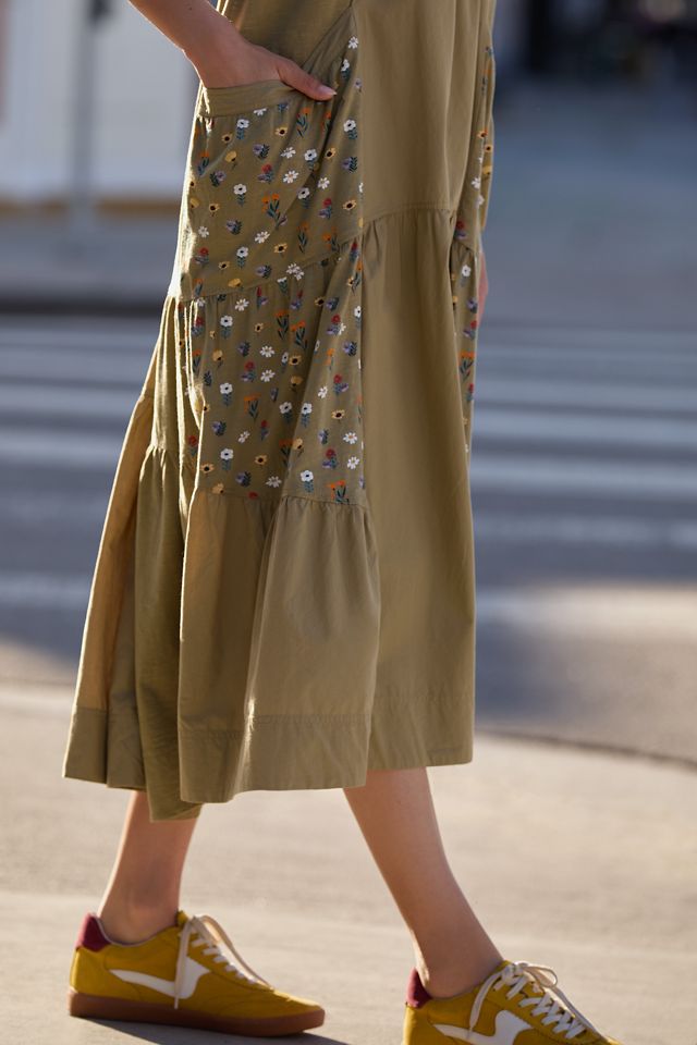 Daily Practice Top Tier Utility Sweetheart Midi Dress #1