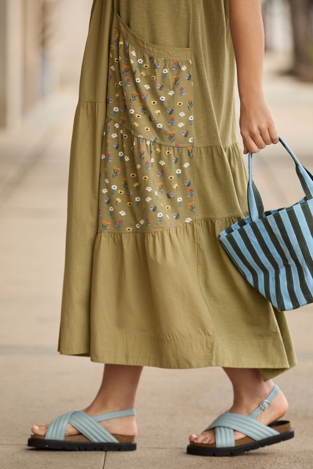 Daily Practice Top Tier Utility Sweetheart Midi Dress #6