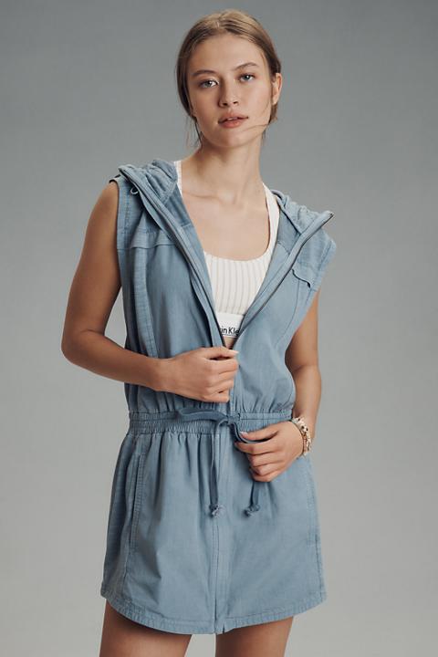 Daily Practice Short-Sleeve Potting Mix Mini Dress