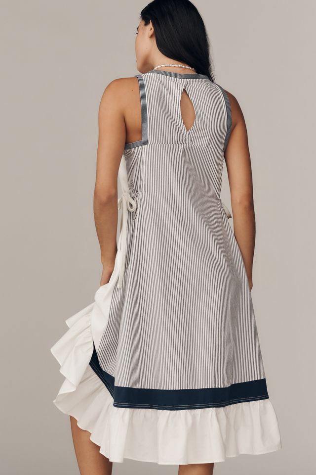 Daily Practice Ball Toss Pleated Midi Tank Dress #2