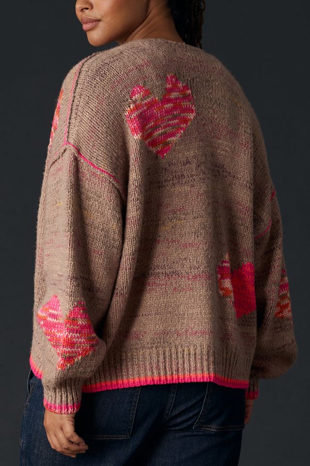 Daily Practice by Anthropologie Heart Cardigan | Anthropologie