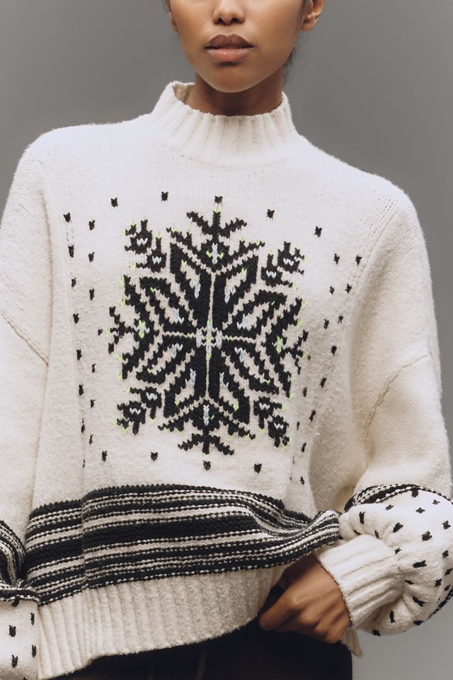 Daily Practice by Anthropologie Relaxed Graphic Sweater #6