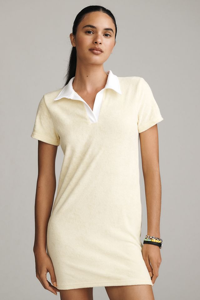 Daily Practice Team Spirit Short-Sleeve Polo Terry Mini Dress #1