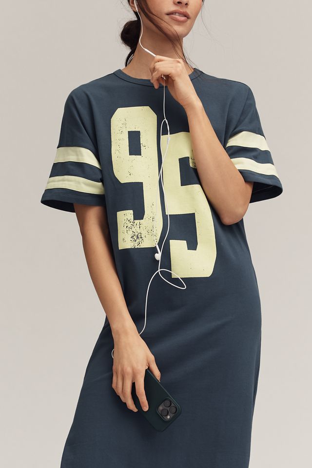 Daily Practice Graphic T-Shirt Midi Dress #1