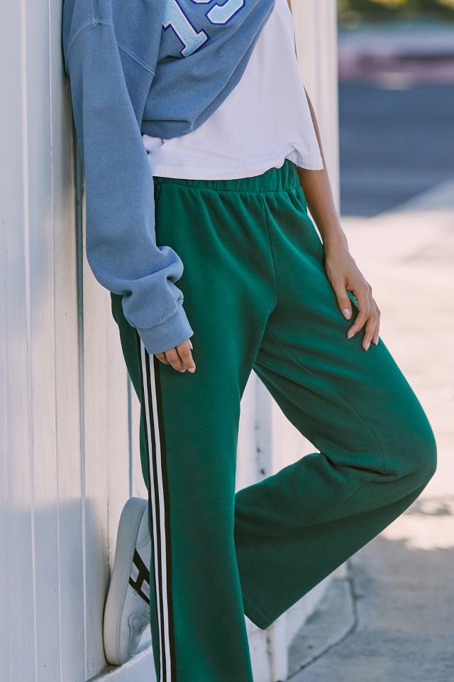 Daily Practice by Anthropologie Stripe Wide-Leg Track Pants  Anthropologie  Japan - Women's Clothing, Accessories & Home