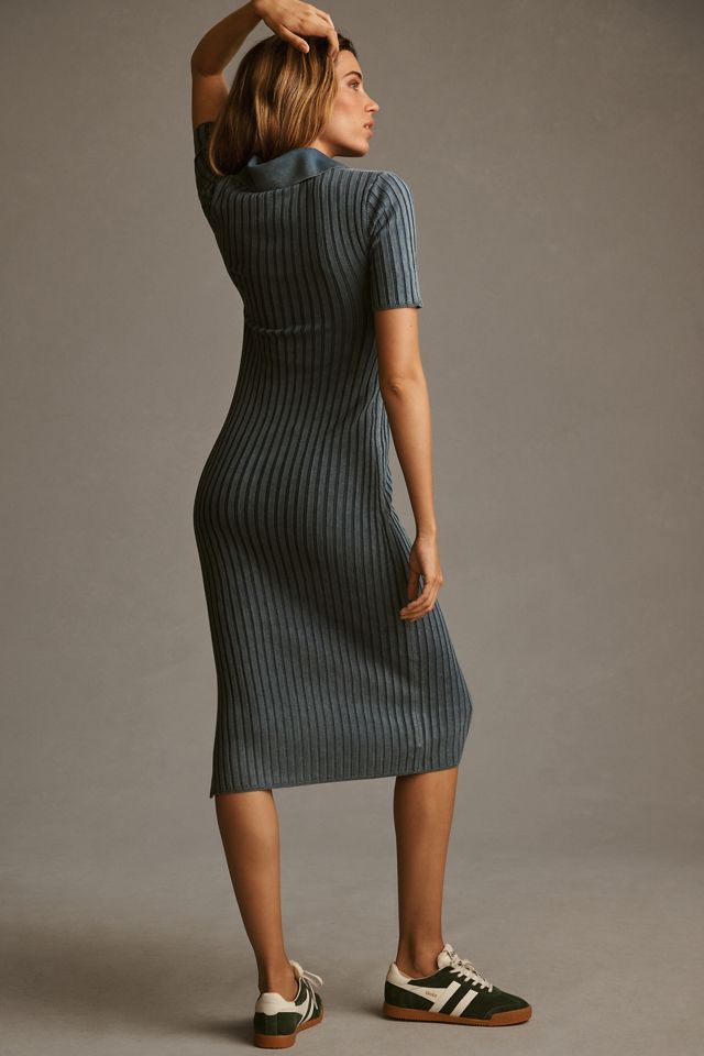 blue sequin dress midi Stretch Sequin Floral Puff Sleeve Midi Dress Light Blue