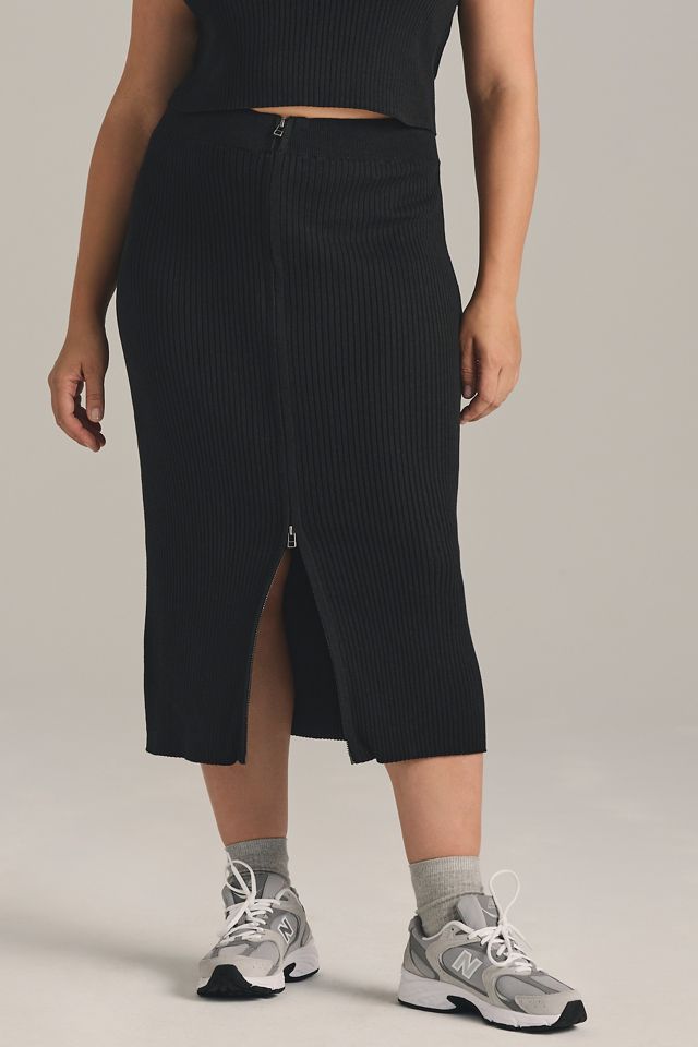 Daily Practice by Anthropologie Ribbed Knit Skirt #5