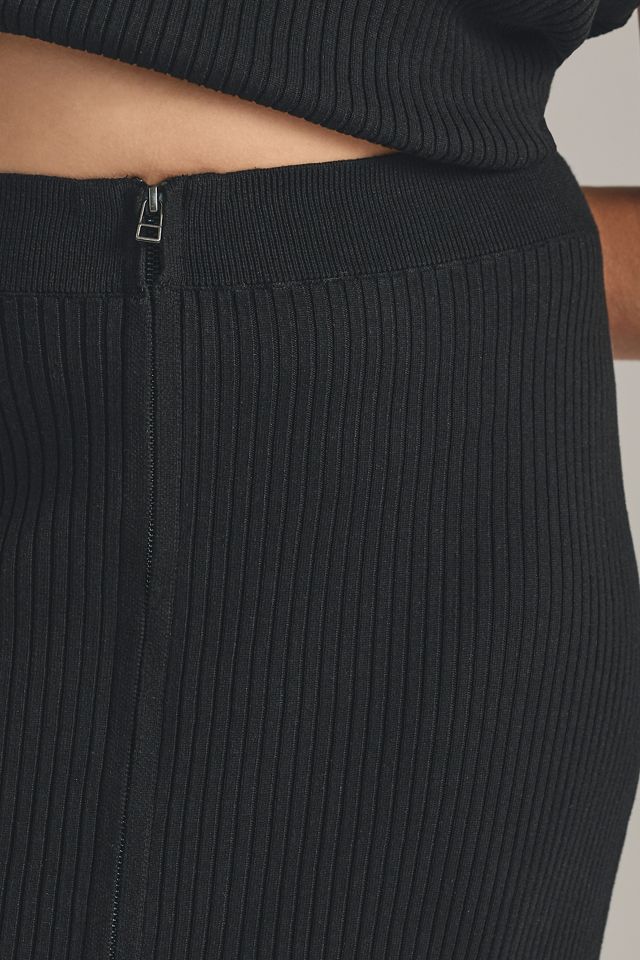 Daily Practice by Anthropologie Ribbed Knit Skirt #7