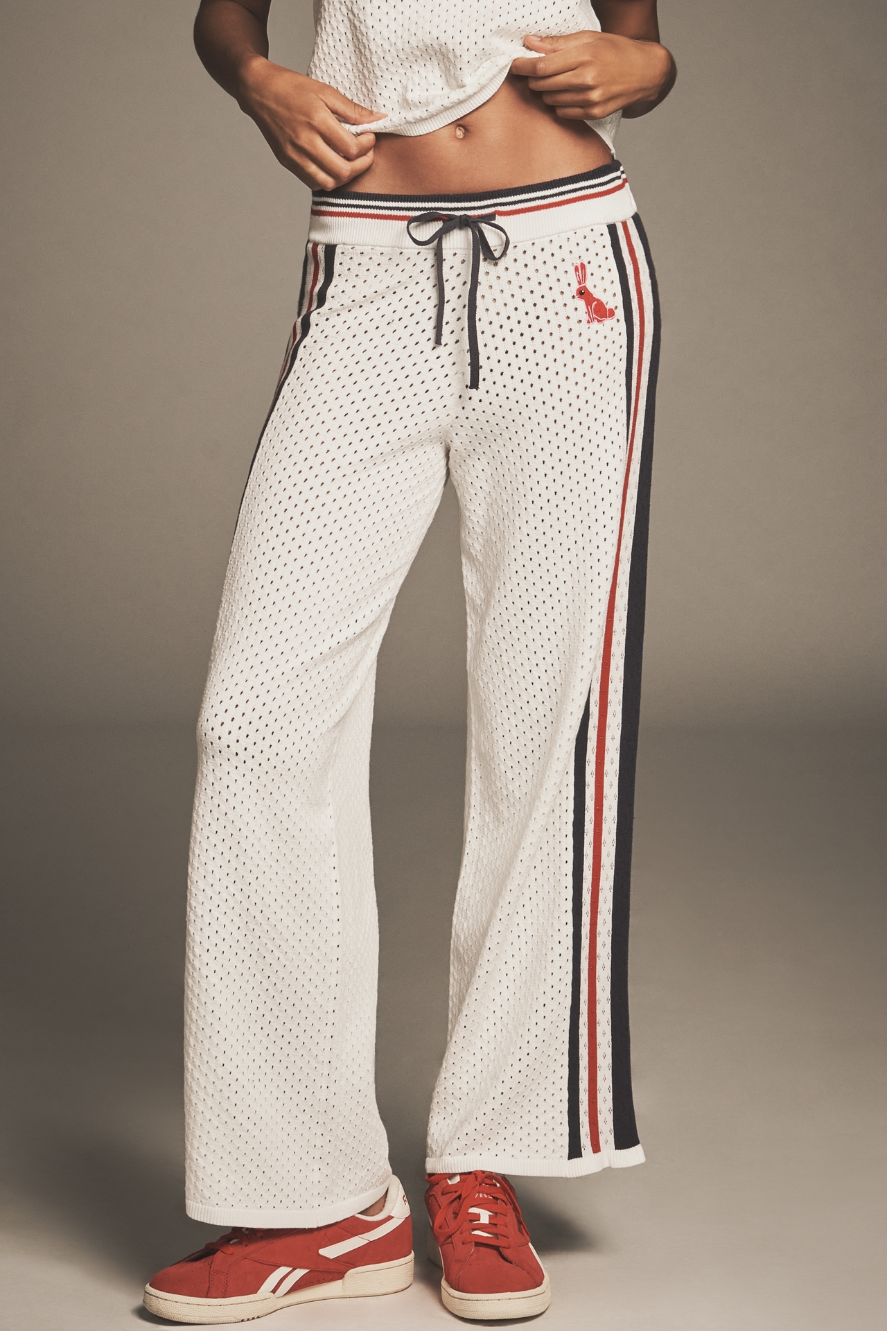 Daily Practice Icon Wide-Leg Sweater Track Pants