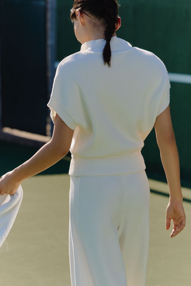 Daily Practice Half-Zip Icon-Embroidered Sweatshirt #1