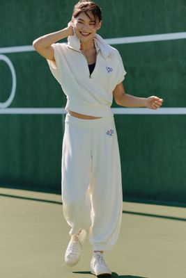 Daily Practice Icon-Embroidered Jogger Sweatpants