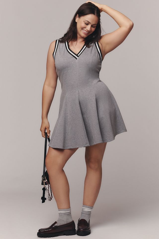 Daily Practice Sleeveless V-Neck Sporty Mini Dress #2