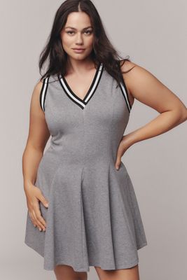 Daily Practice Sleeveless V-Neck Sporty Mini Dress