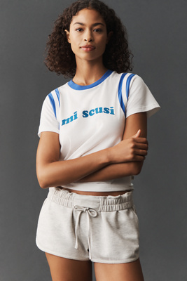 Araminta James Mi Scusi Short-sleeve Tee In White