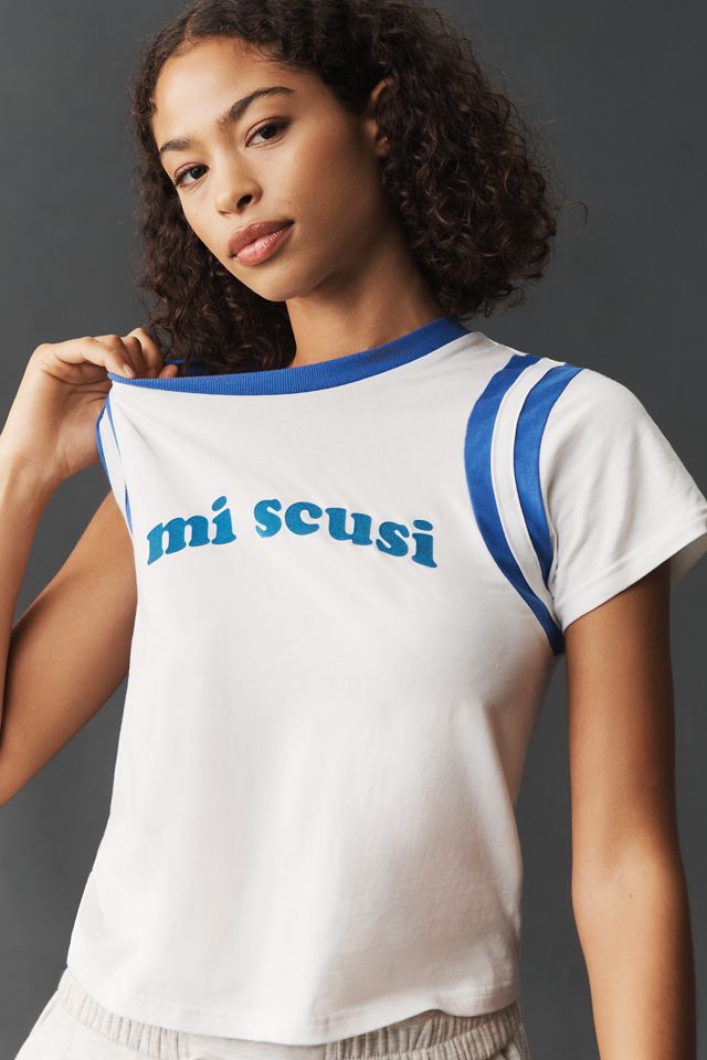 Araminta James Mi Scusi Short-Sleeve Tee #3