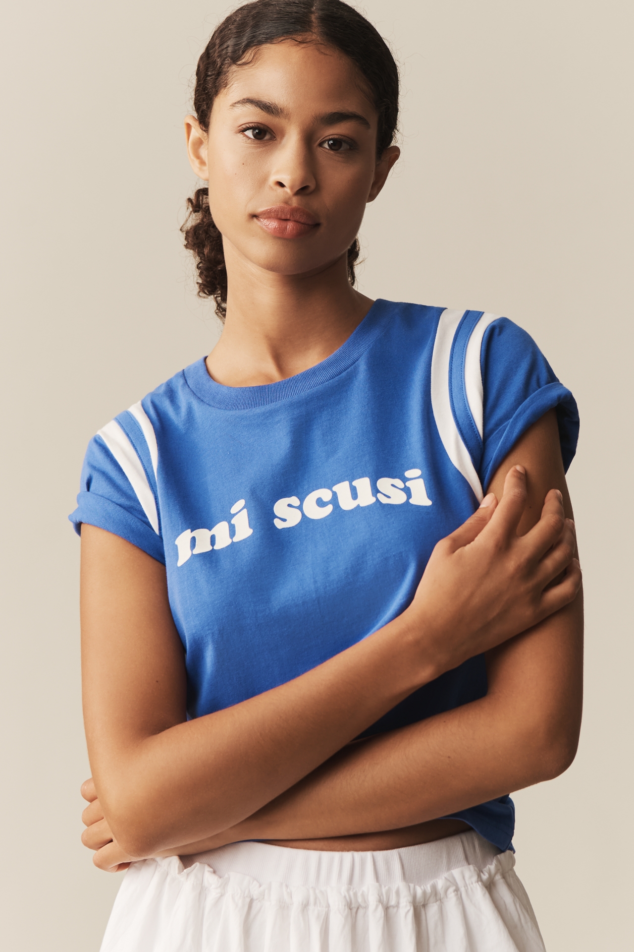 Araminta James Mi Scusi Short-Sleeve Tee