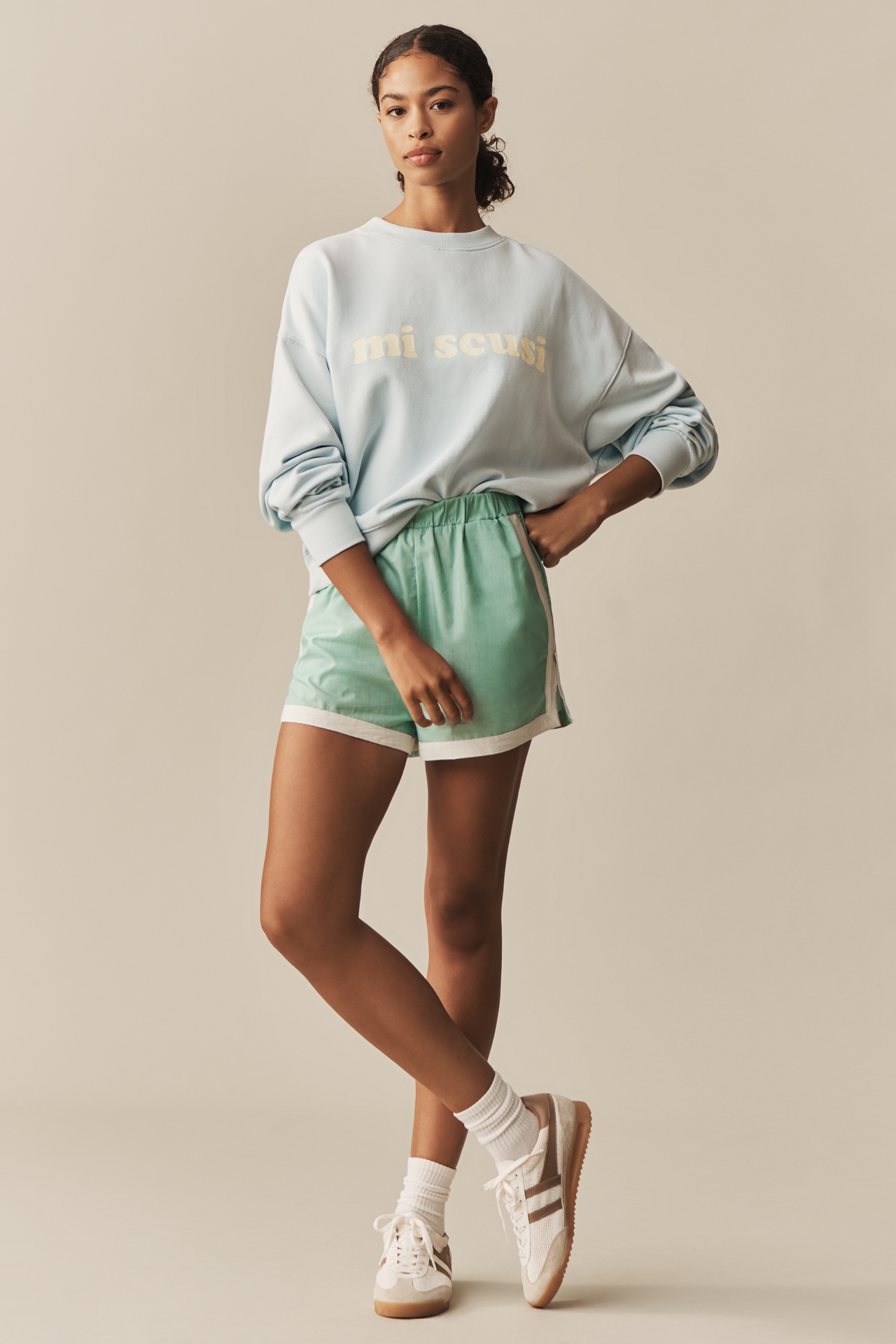 Araminta James Mi Scusi Long-Sleeve Sweatshirt