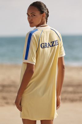 Araminta James Club Med Short-Sleeve Mini Dress