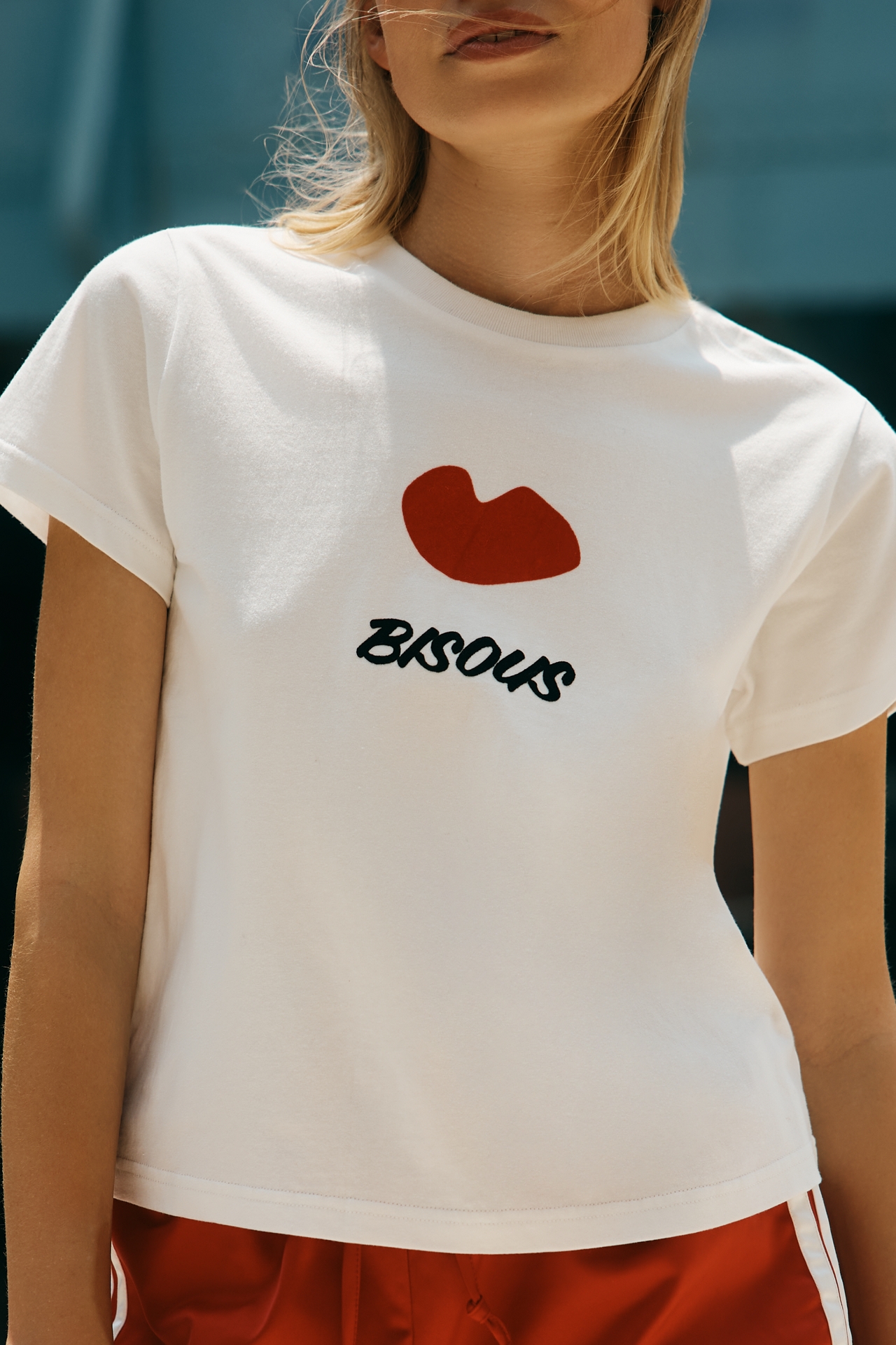 Araminta James Bisous Cotton Tee