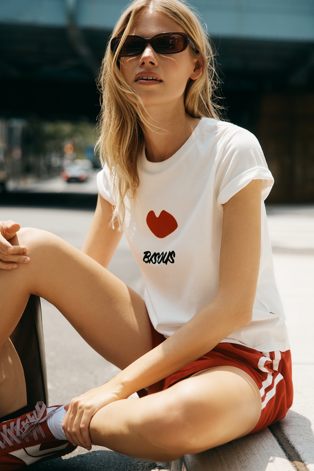 Araminta James Bisous Cotton Tee