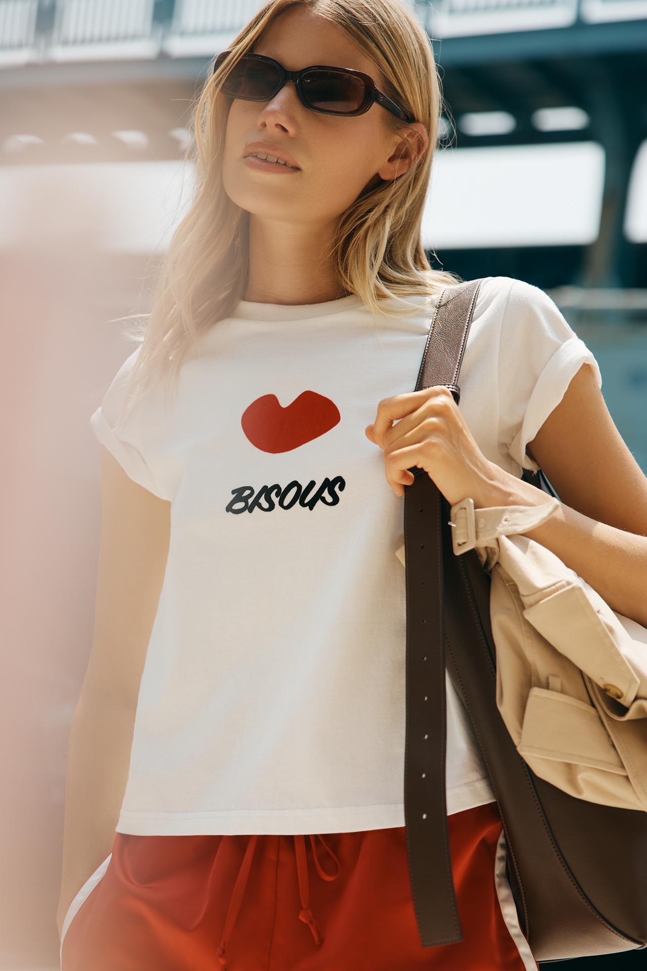 Araminta James Bisous Cotton Tee