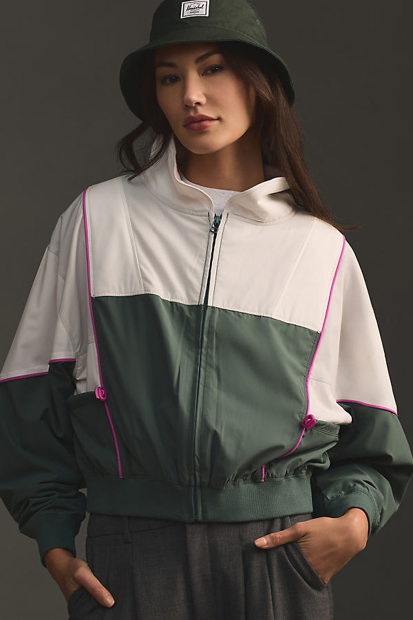 Daily Practice by Anthropologie Colourblock Tracksuit Bomber Jacket