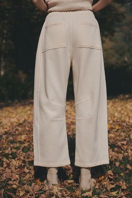 Shop Daily Practice By Anthropologie Barrel Sweatpants In White