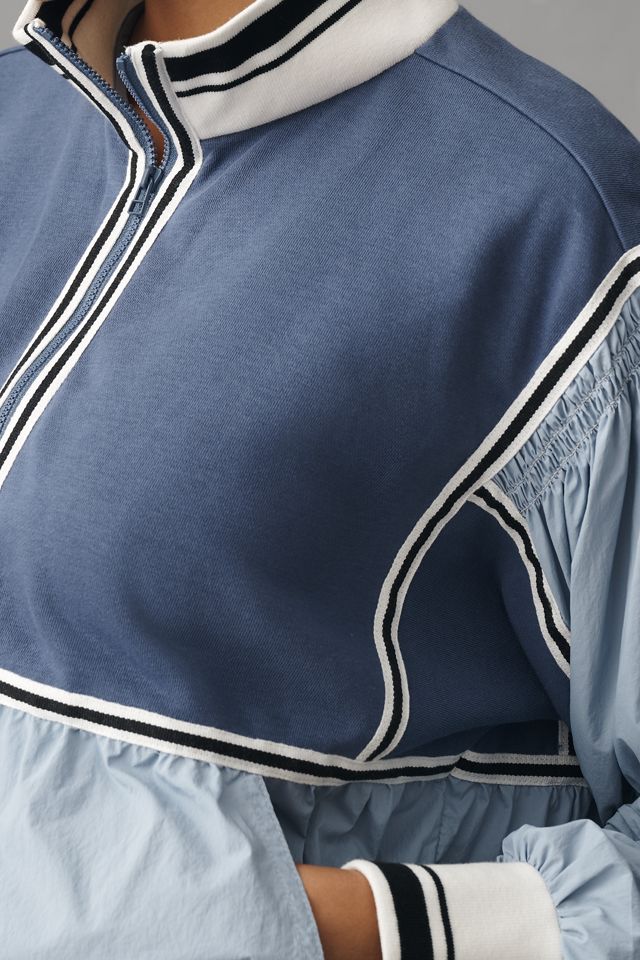 Daily Practice by Anthropologie Half-Zip Windbreaker Jacket #1