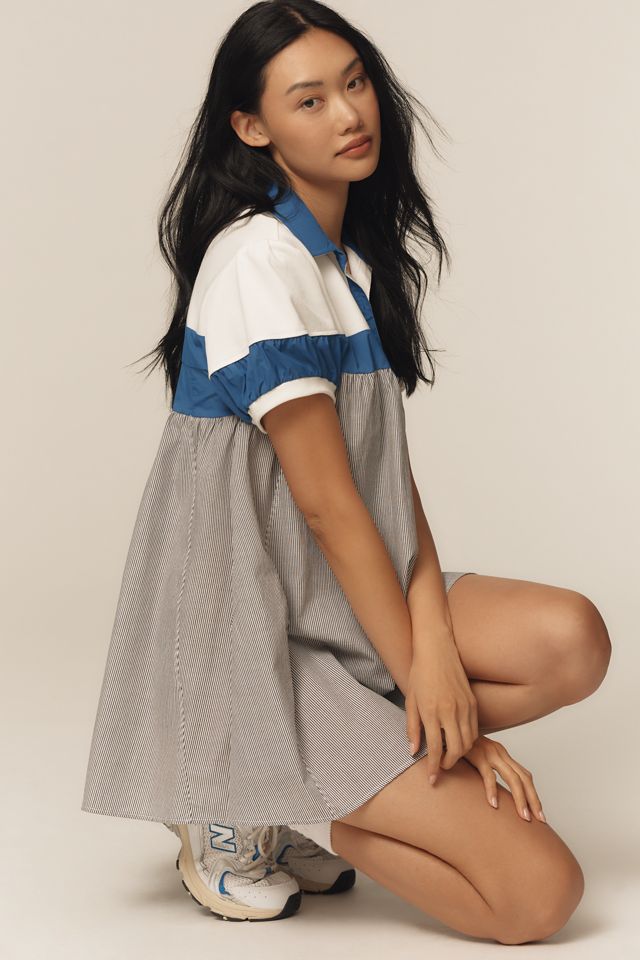 Daily Practice Rugby Babydoll Mini Dress #3