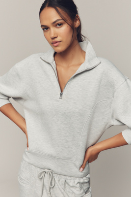 Sweat-shirt à demi-zip de pratique quotidienne par taille: XS chez Anthropologie - Daily Practice - Modalova