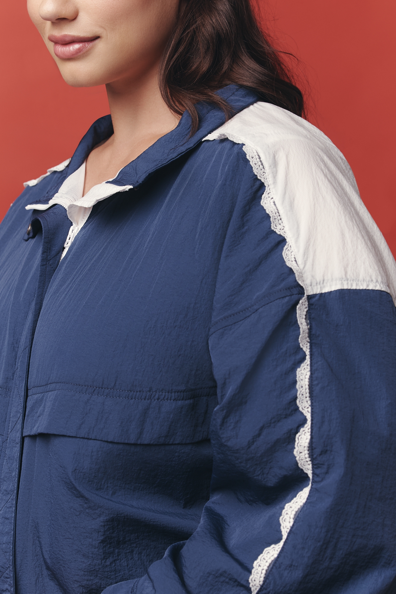 Daily Practice Long Jump Colorblock Jacket
