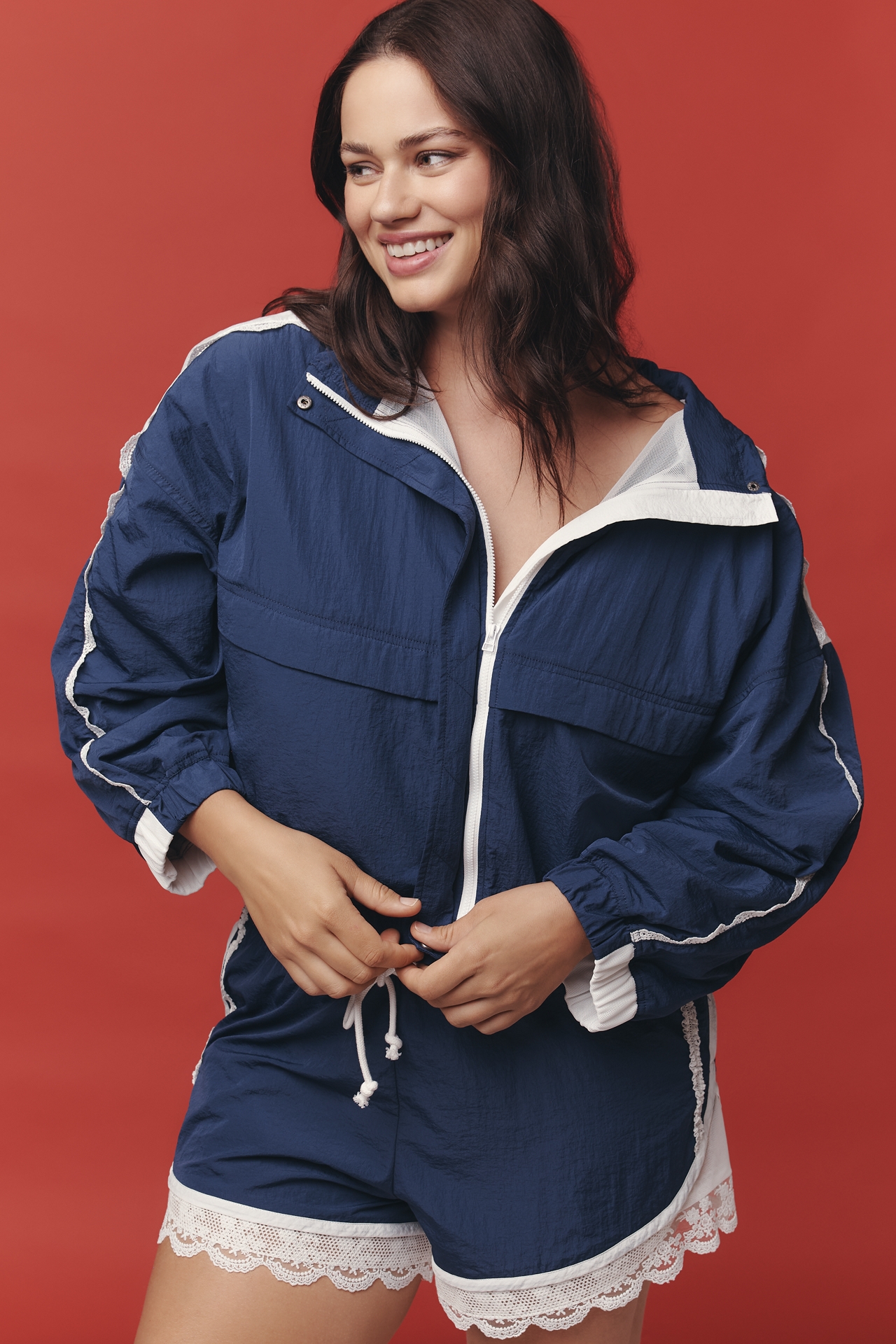 Daily Practice Long Jump Colorblock Jacket