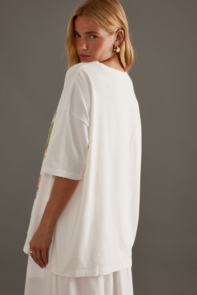 Camiseta Logo Tm Graphic Tee-Carmenere/Line Art Para Mujer