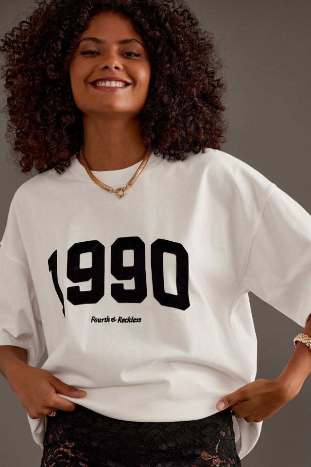 4th & Reckless Orena Slogan Oversized T-Shirt #4
