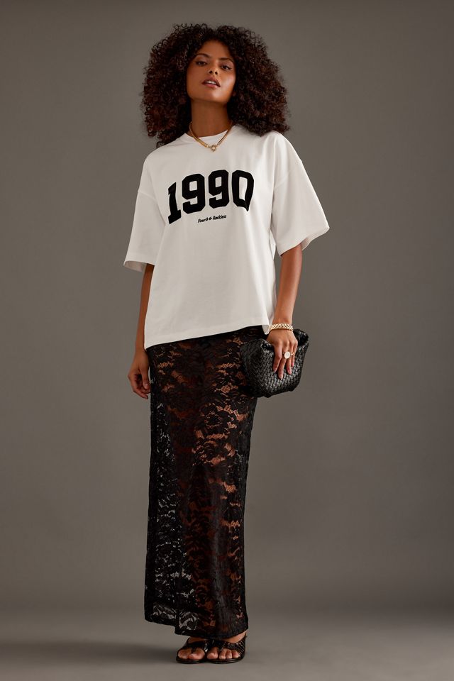 4th & Reckless Orena Slogan Oversized T-Shirt #1