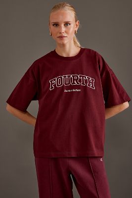 Shop 4th & Reckless Finley Oversized T-shirt In Purple